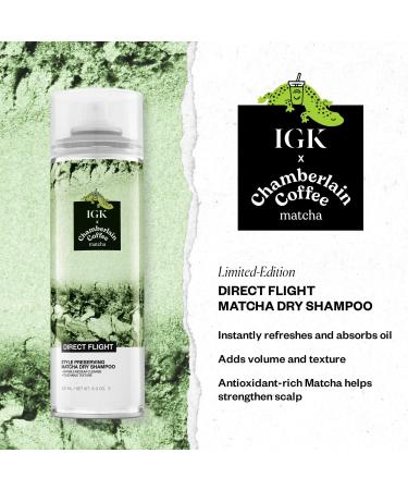 Discover IGK Limited Edition Direct Flight x Chamberlain Coffee Matcha Dry Shampoo 6.3 oz - Elevate Your Style Instantly! - Buy Online on GoSupps.com
