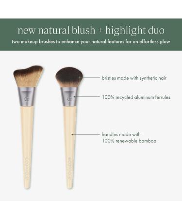 Discover EcoTools Blush + Highlight Makeup Brush Duo - Elevate Your Style Instantly! - Buy Online on GoSupps.com