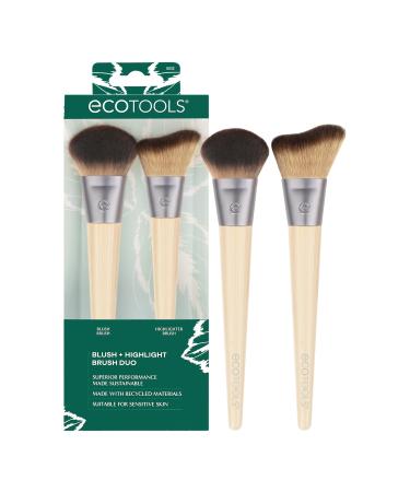Discover EcoTools Blush + Highlight Makeup Brush Duo - Elevate Your Style Instantly! - Buy Online on GoSupps.com