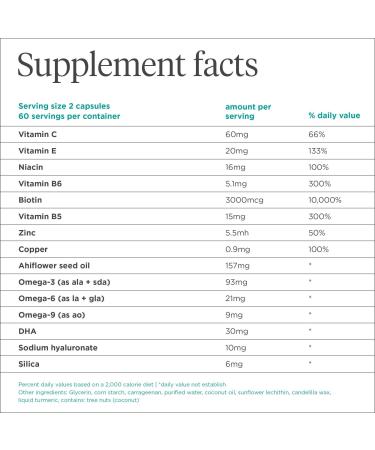 Discover Briogeo Destined For Density Vegan Omega 3,6,9 + Biotin Supplements 120 ct - Elevate Your Style Instantly! - Buy Online on GoSupps.com