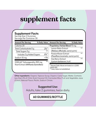 Lemme Chill: De-Stress Gummies 60 ct - Discover Premium Quality Shop now! - Buy Online on GoSupps.com