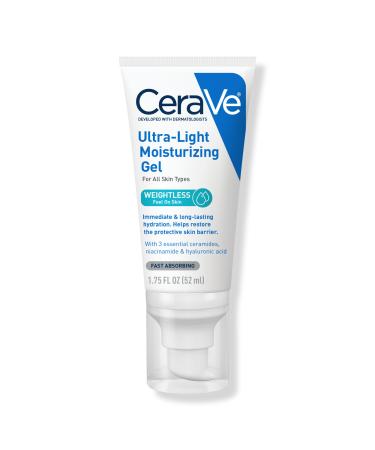 CeraVe Ultra-Light Facial Gel with Hyaluronic Acid for All Skin Types 1.75 oz