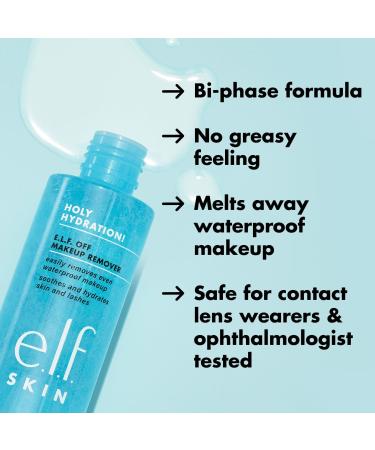 Discover e.l.f. Cosmetics Holy Hydration! e.l.f. Off Makeup Remover 4.3 oz - Elevate Your Style Instantly! - Buy Online on GoSupps.com