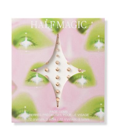 HALF MAGIC Crystalline Nude Self-Adhesive Face Gems 72 ct