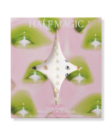 HALF MAGIC Classic Iridescent Self-Adhesive Face Pearls 60 ct
