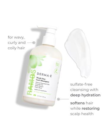 DERMA E Alba Ramos Clean Curls Wash Day Curl Shampoo 12.0 oz - Transform Your Style with the Best Innovation Today! - Buy Online on GoSupps.com
