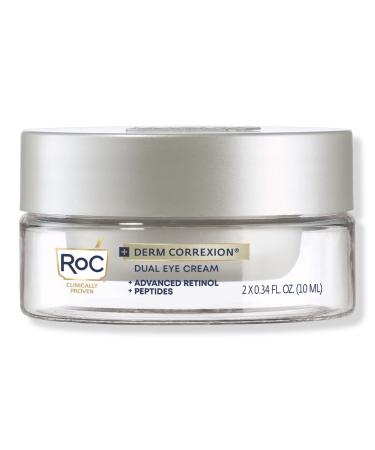 RoC Derm Correxion Dual Eye Cream with Advanced Retinol + Peptides 0.68 oz