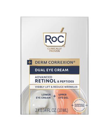 RoC Derm Correxion Dual Eye Cream with Advanced Retinol + Peptides 0.68 oz - Discover Premium Quality Shop now! - Buy Online on GoSupps.com
