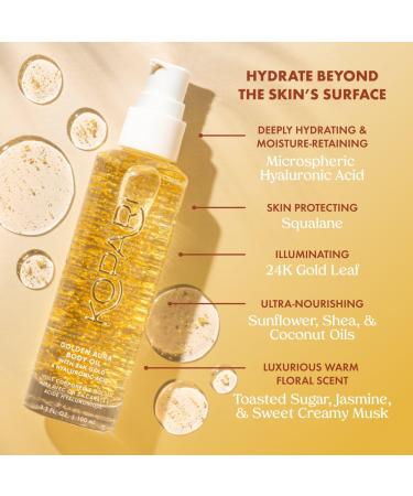 Kopari Beauty Golden Aura Body Oil 3.3 oz - Transform Your Style with the Best Innovation Today! - Buy Online on GoSupps.com