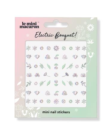 Le Mini Macaron Mini Nail Stickers - Electric Bouquet Edition