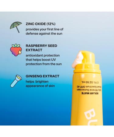 Bubble Solar Mate Daily Mineral SPF 40 1.7 oz - Discover Premium Quality Shop now! - Buy Online on GoSupps.com