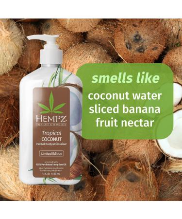 Hempz Limited Edition Tropical Coconut Herbal Body Moisturizer 17 oz - Discover Premium Quality Shop now! - Buy Online on GoSupps.com