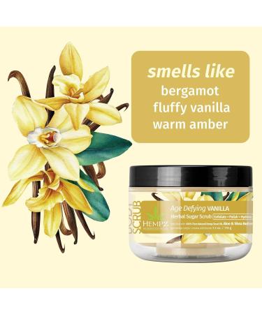 Hempz Age Defying Vanilla Herbal Sugar Scrub 7.3 oz - Discover Premium Quality Shop now! - Buy Online on GoSupps.com