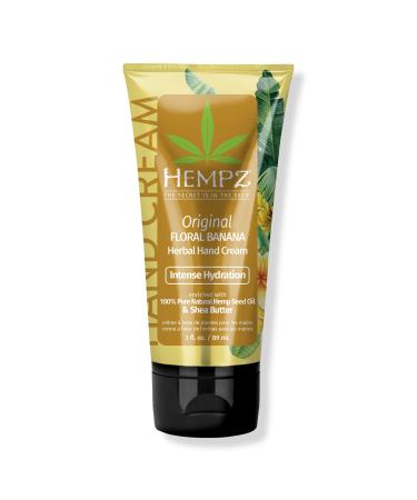 Hempz Original Floral Banana Herbal Hand Cream 3 oz