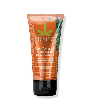Hempz Sweet Pineapple & Honey Melon Herbal Hand Cream 3 oz