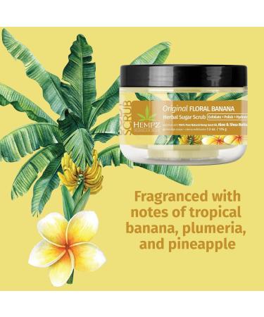Hempz Original Floral Banana Herbal Sugar Scrub 7.3 oz - Transform Your Style with the Best Innovation Today! - Buy Online on GoSupps.com