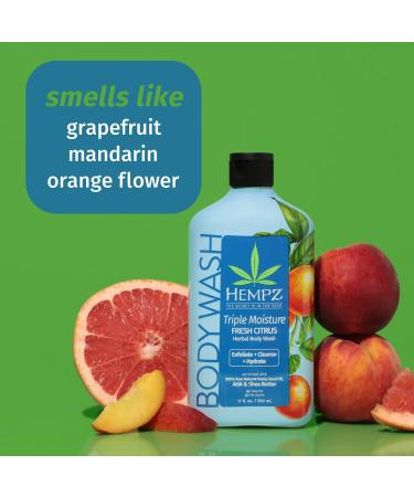 Discover Hempz Triple Moisture Fresh Citrus Herbal Body Wash 17 oz - Elevate Your Style Instantly! - Buy Online on GoSupps.com