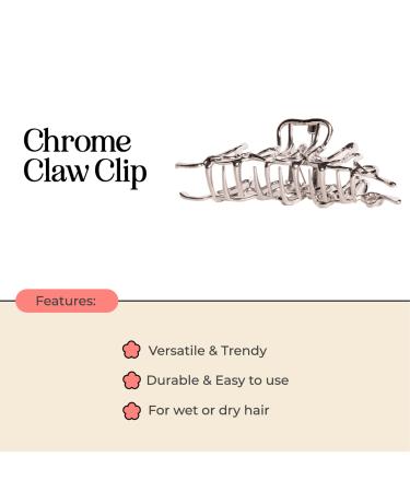 INH Chrome Claw Clip - Transform Your Style with the Best Innovation Today! - Buy Online on GoSupps.com