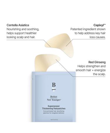 Better Not Younger Superpower Thickening Hairpatches 14 pair - Transform Your Style with the Best Innovation Today! - Buy Online on GoSupps.com