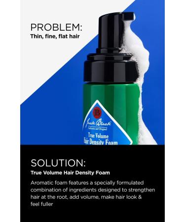 Discover Jack Black True Volume Hair Density Foam with Procapil & Peppermint 5.0 oz - Elevate Your Style Instantly! - Buy Online on GoSupps.com
