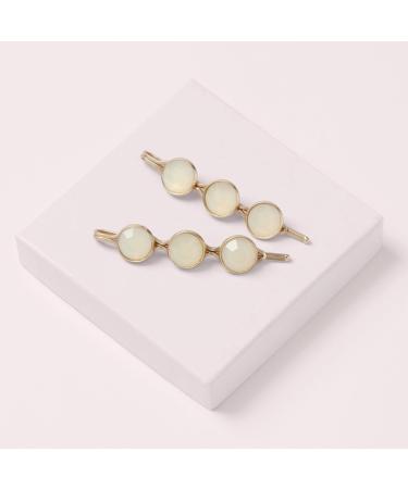 Discover The Hair Edit Moonstruck Faceted Stone Bobby Pins 2 ct - Elevate Your Style Instantly! - Buy Online on GoSupps.com