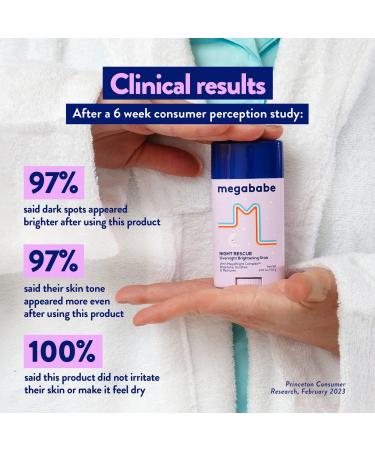 megababe Night Rescue Overnight Brightening Stick 2.25 oz - Transform Your Style with the Best Innovation Today! - Buy Online on GoSupps.com