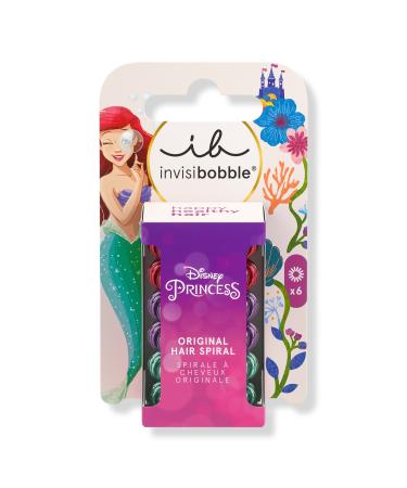 Invisibobble KIDS ORIGINAL Spiral Hair Tie Value Pack - Disney Princess Ariel 6 ct