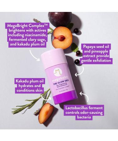 Discover megababe The Glow Deo - Skin Brightening Daily Deodorant 2.6 oz - Elevate Your Style Instantly! - Buy Online on GoSupps.com