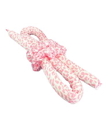 The Vintage Cosmetic Company Pink Leopard Print Heatless Satin Foam Curler Set - Transform Your Style with the Best Innovation Today! - Buy Online on GoSupps.com