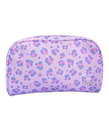 Discover The Vintage Cosmetic Company Lilac Leopard Print Make-Up Bag - Elevate Your Style Instantly! - Buy Online on GoSupps.com