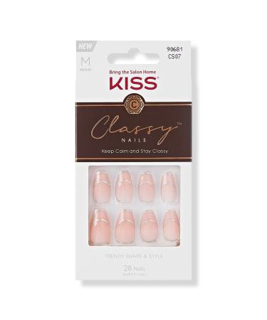 Kiss Classy Ready-To-Wear Fashion Nails Â New Hail, New Me 28 ct