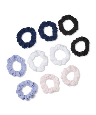 Scünci Prep Mini Terry Scrunchies 10 ct