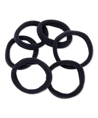 Scünci Ponytail Hosiery Elastics for Thick Hair 6 ct