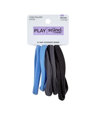 Discover ScÃ¼nci Play Extra-Long Ponytailers 6 ct - Elevate Your Style Instantly! - Buy Online on GoSupps.com