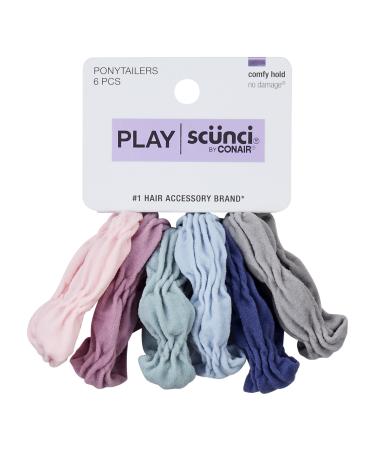Discover ScÃ¼nci Play Fabric Ponytailers 6 ct - Elevate Your Style Instantly! - Buy Online on GoSupps.com