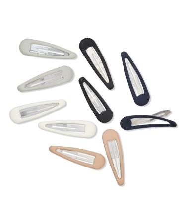 Scünci Play Matte No-Slip Grip Snap Clips 10 ct