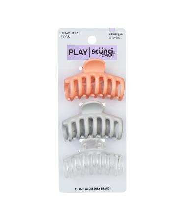 Discover ScÃ¼nci Play Barrel Claw Clips 3 ct - Elevate Your Style Instantly! - Buy Online on GoSupps.com