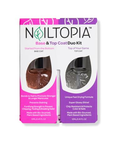 Nailtopia Base & Top Coat Duo
