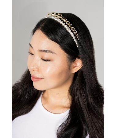 Locks & Mane Having a Ball Pearl & Gold Headbands - Transform Your Style with the Best Innovation Today! - Buy Online on GoSupps.com