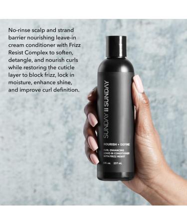 Discover Sunday || Sunday Curl Enhancing Leave In Conditioner 8.0 oz - Elevate Your Style Instantly! - Buy Online on GoSupps.com