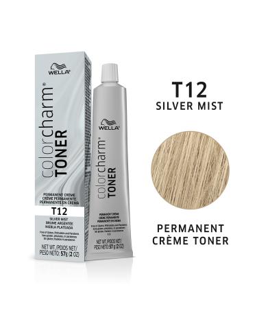 Wella Colorcharm Permanent CrÃ¨me Toner T12 Silver Mist 2.0 oz - Transform Your Style with the Best Innovation Today! - Buy Online on GoSupps.com
