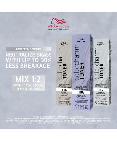Wella Colorcharm Permanent CrÃ¨me Toner T12 Silver Mist 2.0 oz - Transform Your Style with the Best Innovation Today! - Buy Online on GoSupps.com