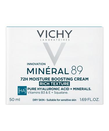 Vichy Minéral 89 Rich Cream with Hyaluronic Acid 1.69 oz - Transform Your Style with the Best Innovation Today! - Buy Online on GoSupps.com
