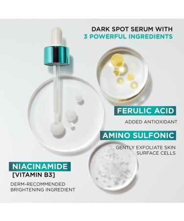 Discover L'OrÃ©al Bright Reveal 12 Percent Niacinamide Dark Spot Serum 1.01 oz - Elevate Your Style Instantly! - Buy Online on GoSupps.com