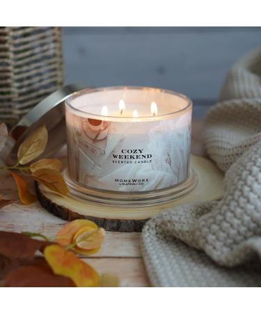 HomeWorx Cozy Weekend 4-Wick Scented Candle - Transform Your Style with the Best Innovation Today! - Buy Online on GoSupps.com