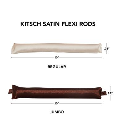 Discover Kitsch Rosewood Jumbo Satin Flexi Rods 4 ct - Elevate Your Style Instantly! - Buy Online on GoSupps.com