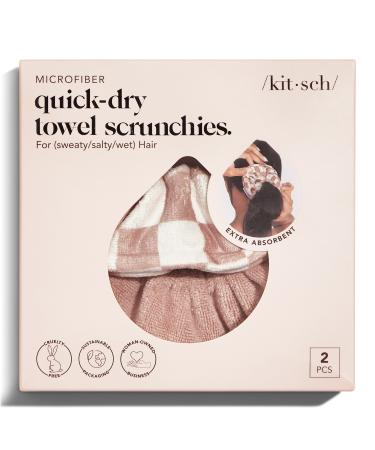 Kitsch Microfiber Quick-Dry Towel Scrunchies 2 ct - Discover Premium Quality Shop now! - Buy Online on GoSupps.com