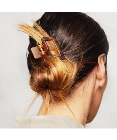 Discover Kitsch Open Rectangle Recycled Plastic Assorted Claw Clips 3 ct - Elevate Your Style Instantly! - Buy Online on GoSupps.com