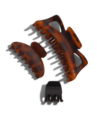 Kitsch Recycled Plastic Assorted Claw Hair Clips 3 ct - Transform Your Style with the Best Innovation Today! - Buy Online on GoSupps.com