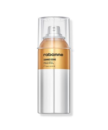Rabanne Shimmer Bomb Face and Body Glitter Spray Bronze Dore 2.5 oz